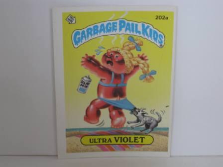 202a Ultra VIOLET 1986 Topps Garbage Pail Kids Card
